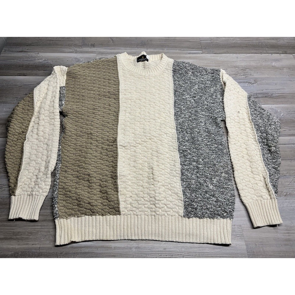 Barclay Union Made Vintage Made In USA Grandpa Sweater Christmas Knit Sz‎ XL